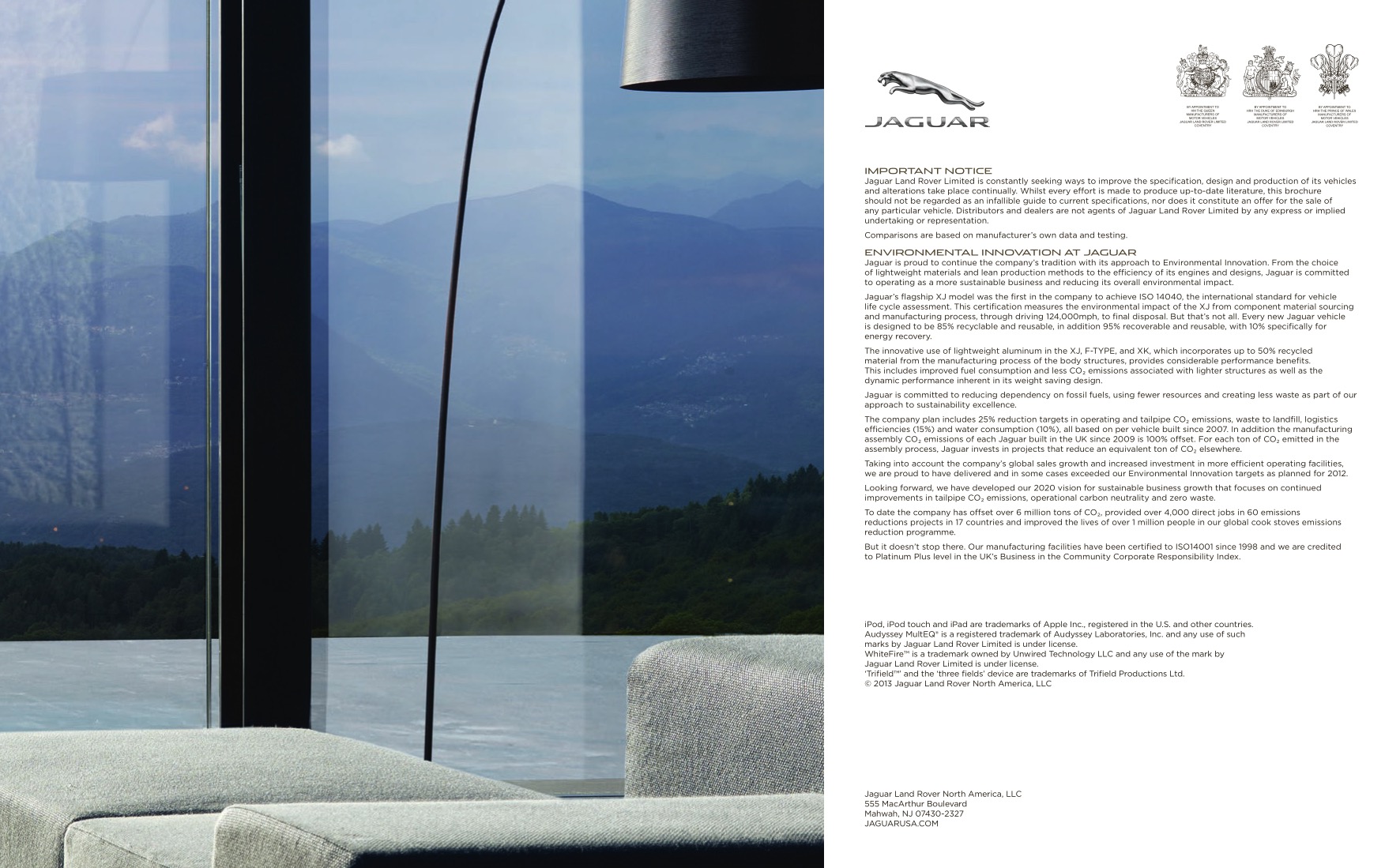 2014 Jaguar XJ Brochure Page 58